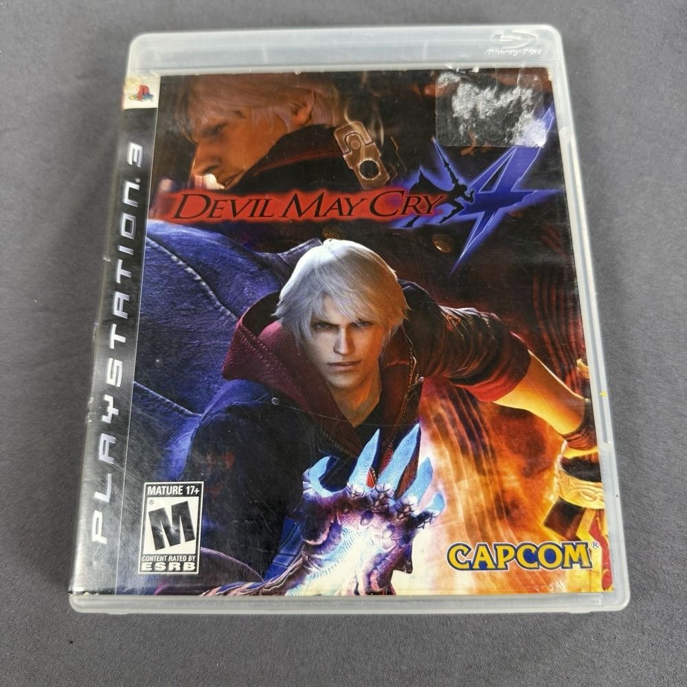 PS3 Devil May Cry 4 Game Complete CIB Near Mint Disc Capcom Action 2008